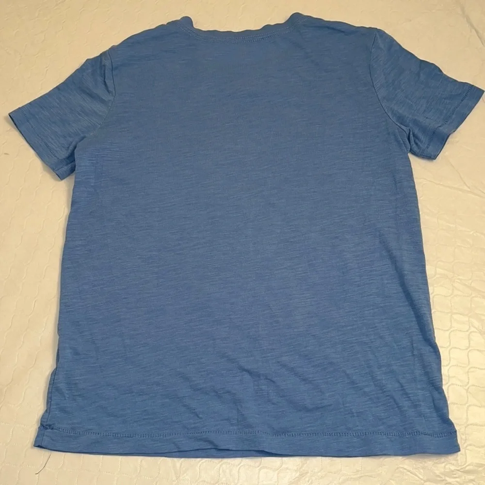 Old Navy super soft light blue v-neck short sleeve burnout tee